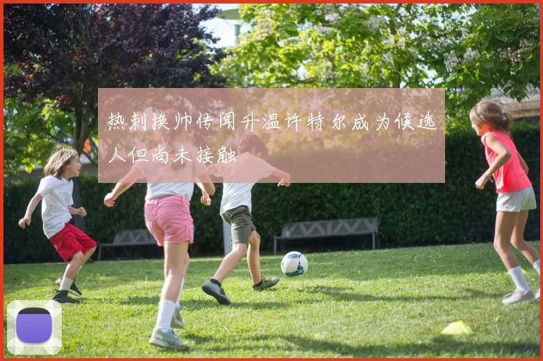 热刺换帅传闻升温许特尔成为候选人但尚未接触